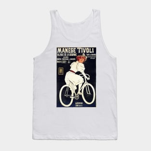 MANEGE TIVOLI Ride a Tivoli Bicycle Cycles Vintage French Advertisement Tank Top